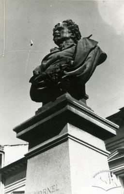 Kornel Ujejski monument on Shevchenka avenue