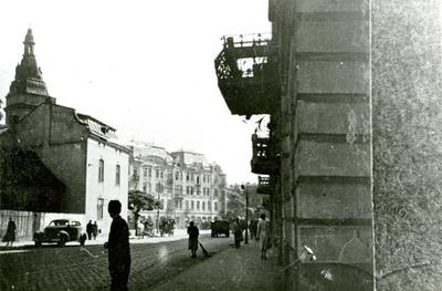 Вид на вулицю Городоцьку та костел Св. Анни