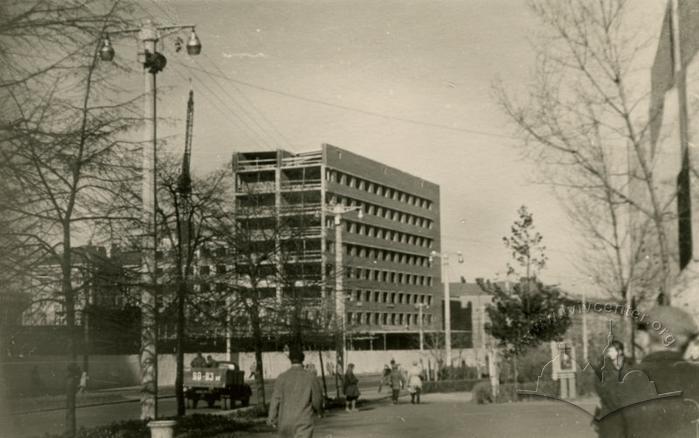 Construction of "Lviv" hotel 1