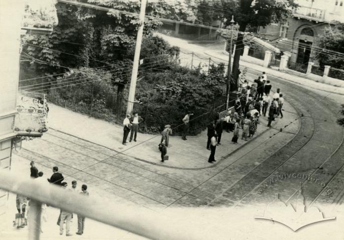 Tram intersection of Kotliarevskoho, Chuprynky and Kyivska streets 2