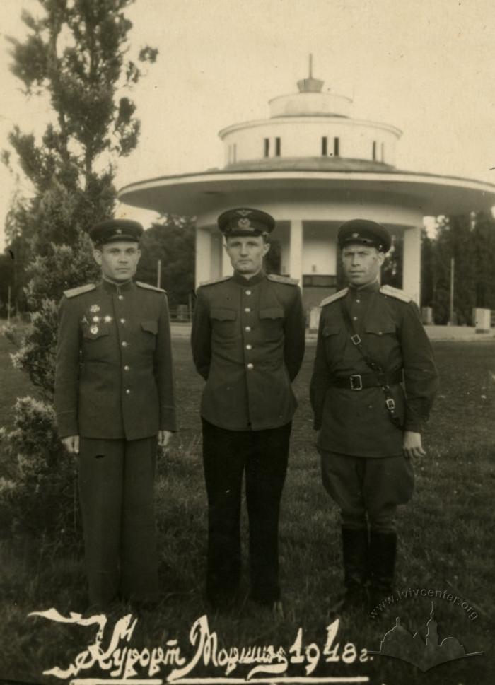 Officers of the Soviet Army in Morshyn 2