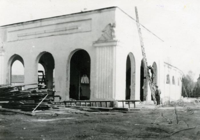 Reconstruction of "Pidkova" pavilion for the needs of regional exhibition 2