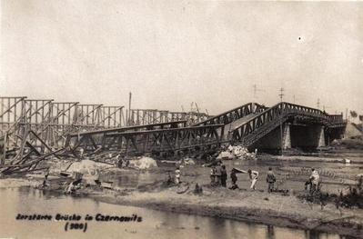 Destroyed Pedestrian Bridge