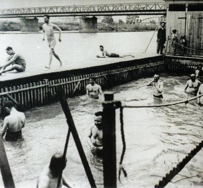 Public Bath in the River Pruth