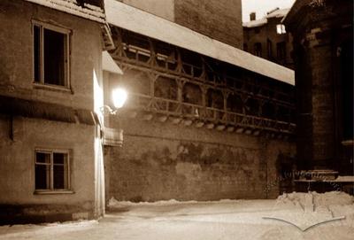 St. Andrew church courtyard and "Ukrzakhidproektrestavratsia" institute