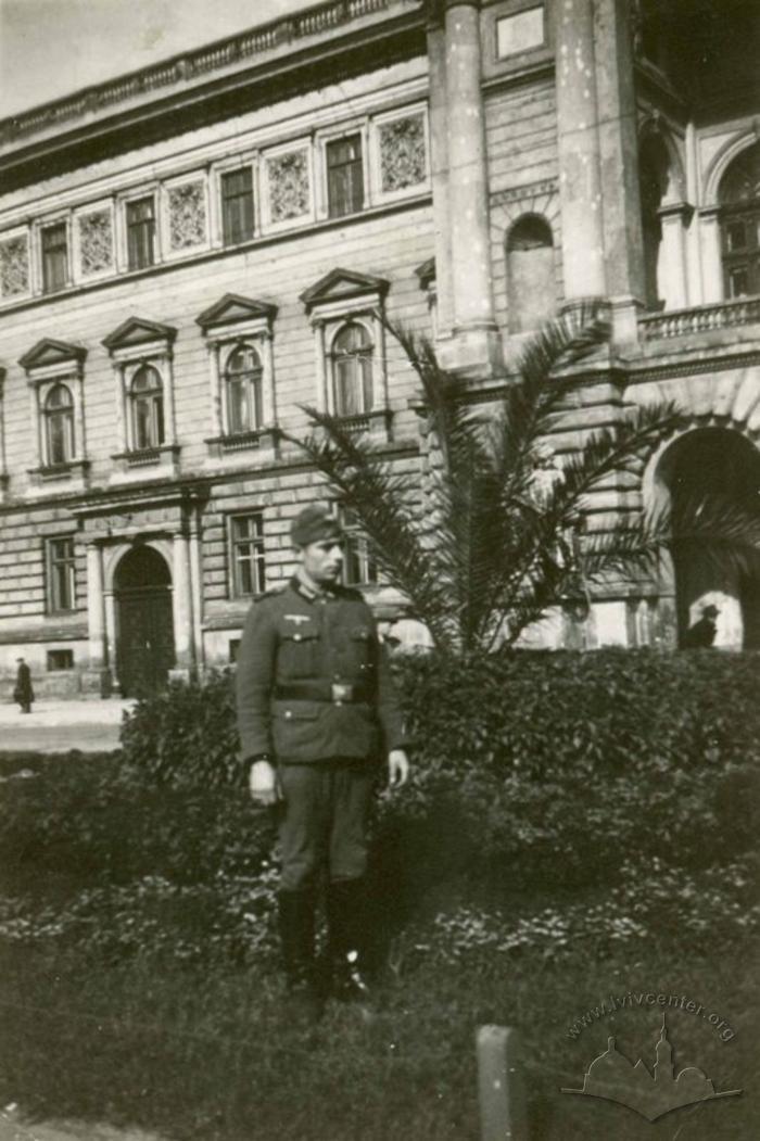 A German officer in the Kościuszko Park 2
