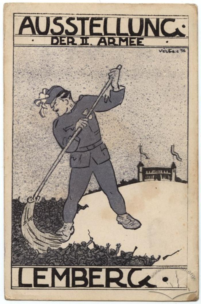 A caricature for the Austrian Military Exhibition 2