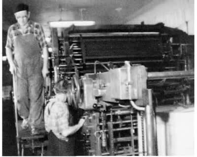 Shock Worker at the Atlas Printing Factory