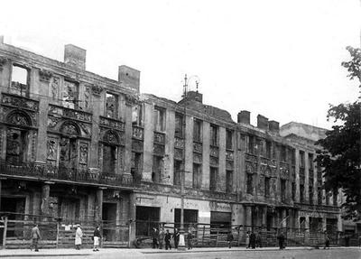 Destroyed Hausner's building