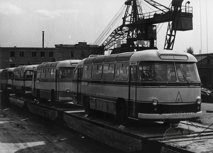 Passenger Buses in Factory Yard 2