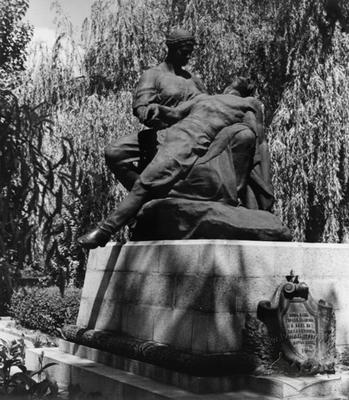 Sculptural composition "Mother Homeland" on the Hill of Glory