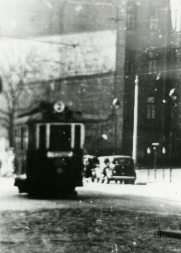 Tram on Mytna square 2