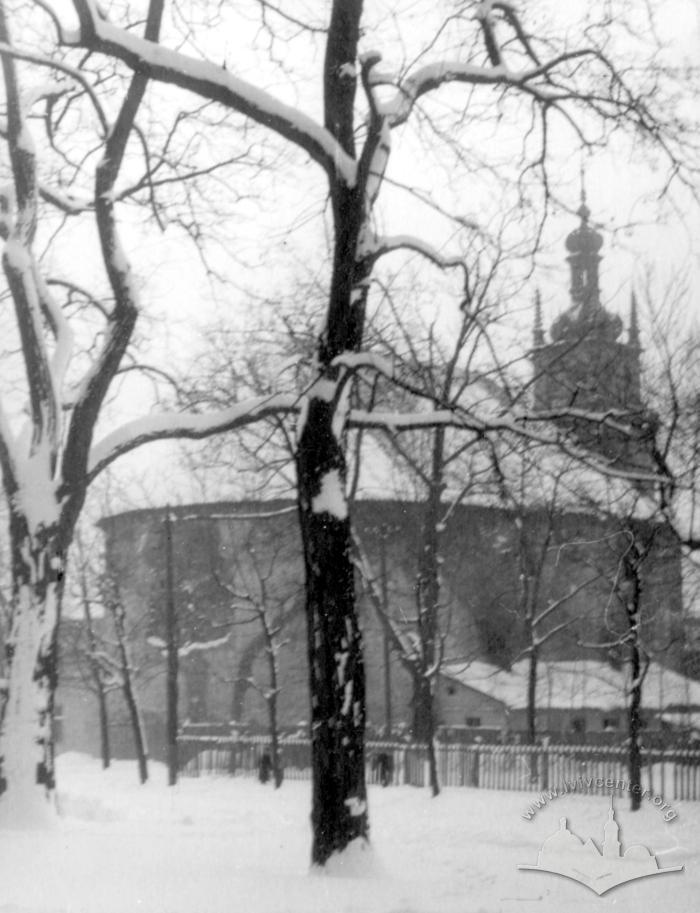 Vynnychenka Street. Gunpowder Tower (late 1940s) 2