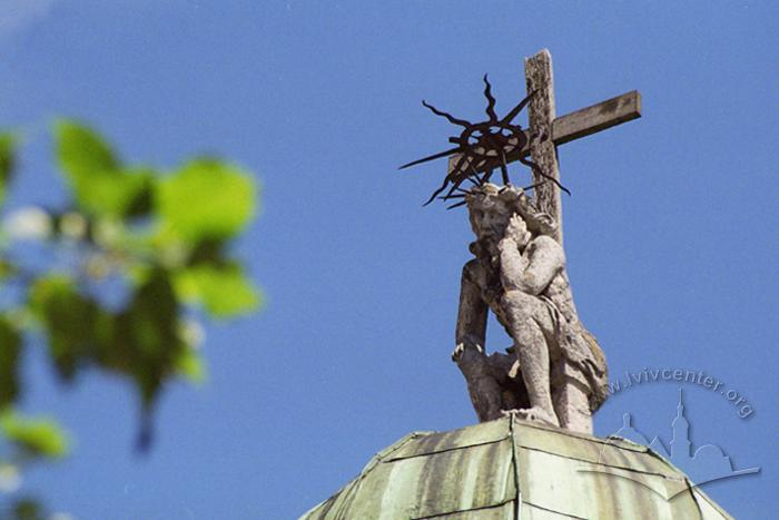 Sitting Christ on the dome of the Boims’ Chapel 2