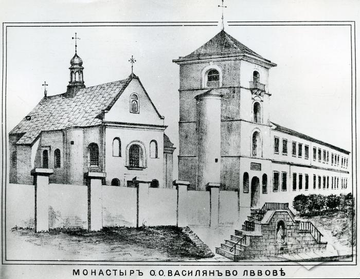 St. Onuphrius Church at 36 Khmelnytskoho st. Photo of the printed drowing 2