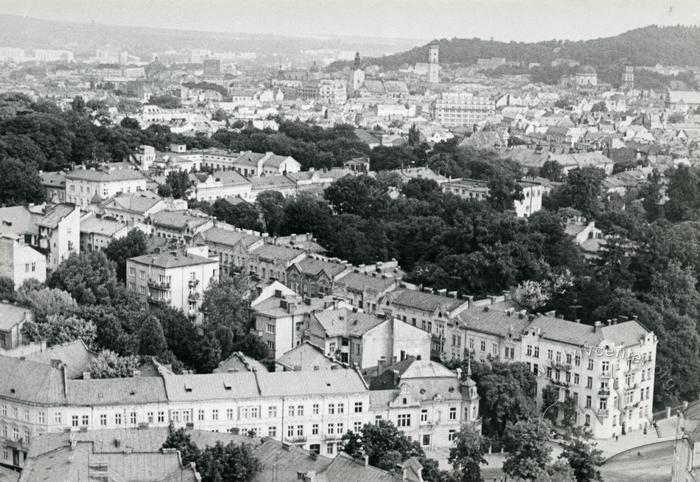 View of Lviv city center  
 2