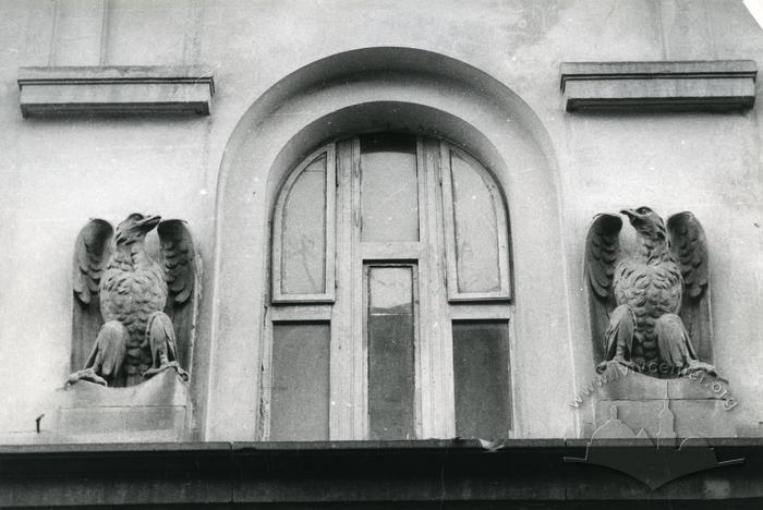 Fragment of the Lviv Puppet Theater façade at 1 Halytsoho Sq.  2