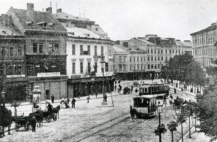 Halytska Square. Photo reproduction  2