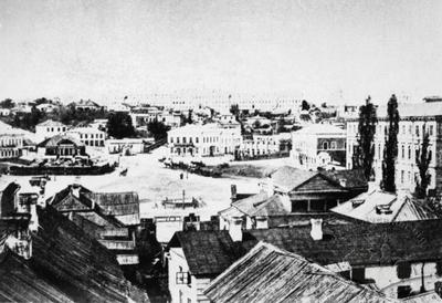Хрещатик і Думська площа (тепер Майдан Незалежності)