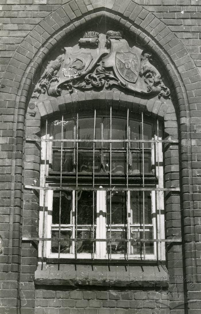 Window of the St. Clement church at 70 Chuprynky St.  2