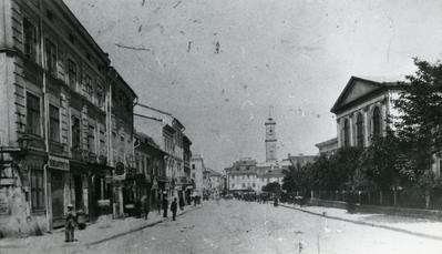Knyazya Romana Street. Photo reproduction 