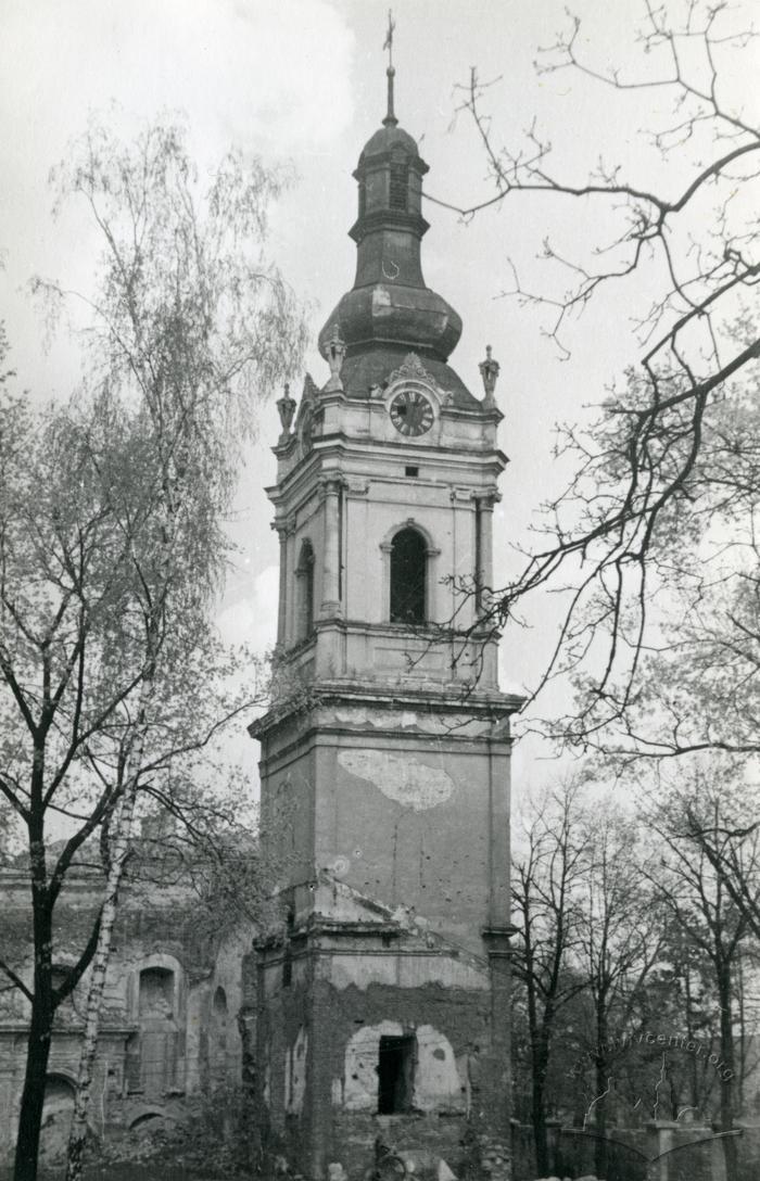 The bell tower of the former Church of the Holy Spirit at 40 Kopernika St.  2
