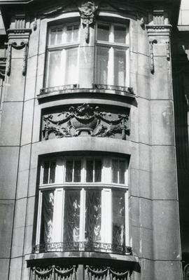 Fragment of the façade at 12 Kopernika St. 