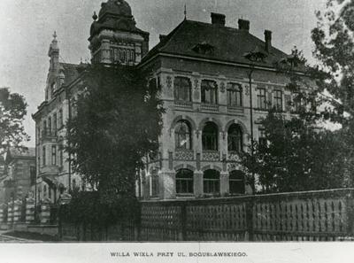 Former villa Wixla at 9 Lukyanovycha St. Photo reproduction 