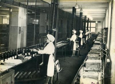 Process of Packing Bottles of Wine