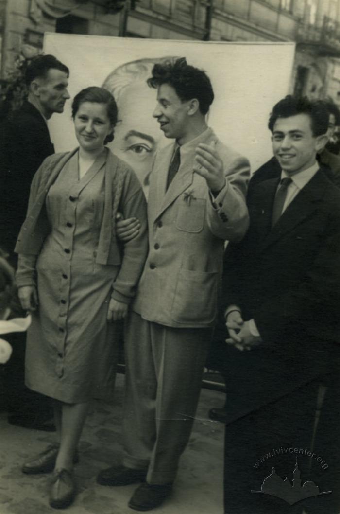 Lviv citizens at a demonstration 2