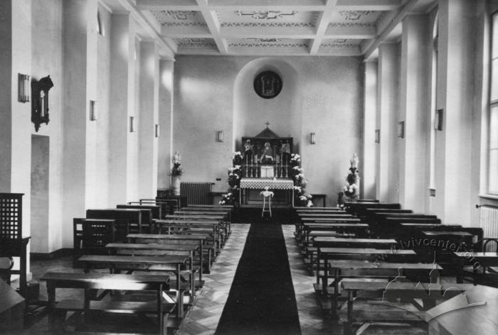 School chapel in gymnasium of Ursuline Sisters 2