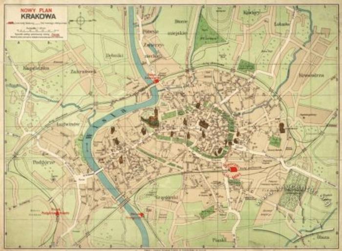 New map of Krakow 2