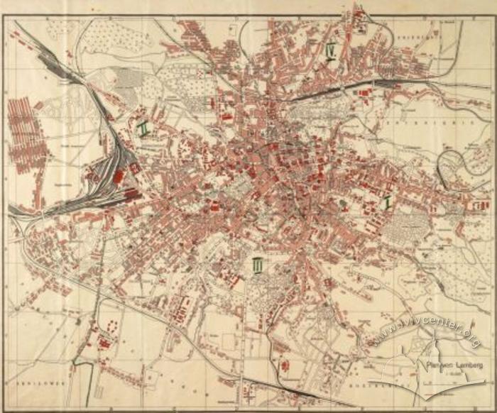 Map of Lemberg | Urban media archive