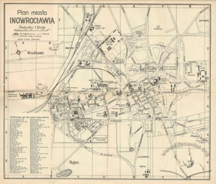 Map of the City of Inowroclaw | Urban media archive