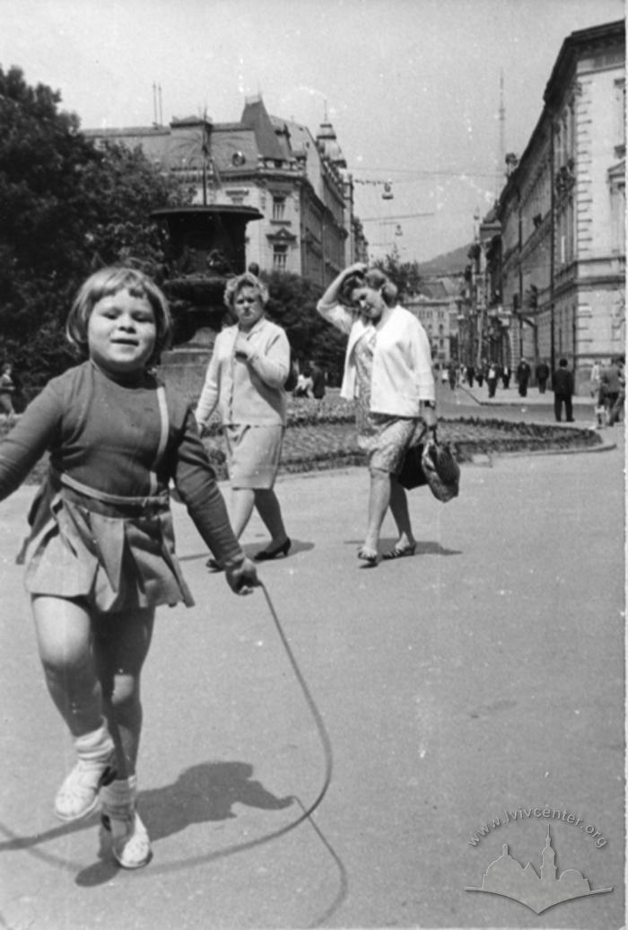 Girl in The Ivan Franko Park 2