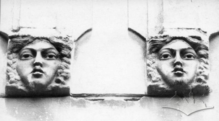 Masks on The Building. 26 Yakova Holovatskoho Street 2