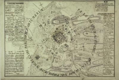 Leopol City Plan the Capital of Red Russ with Neighbouring Towns