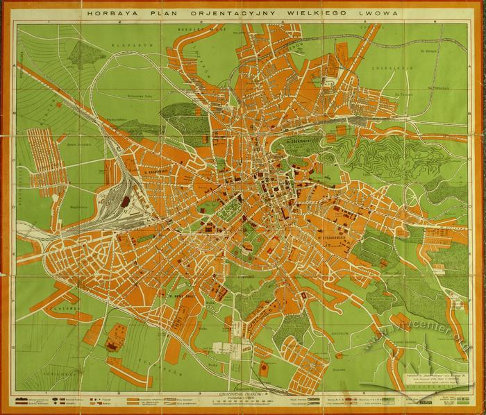 Horbay’s Orientational Plan of Greater Lwow 2