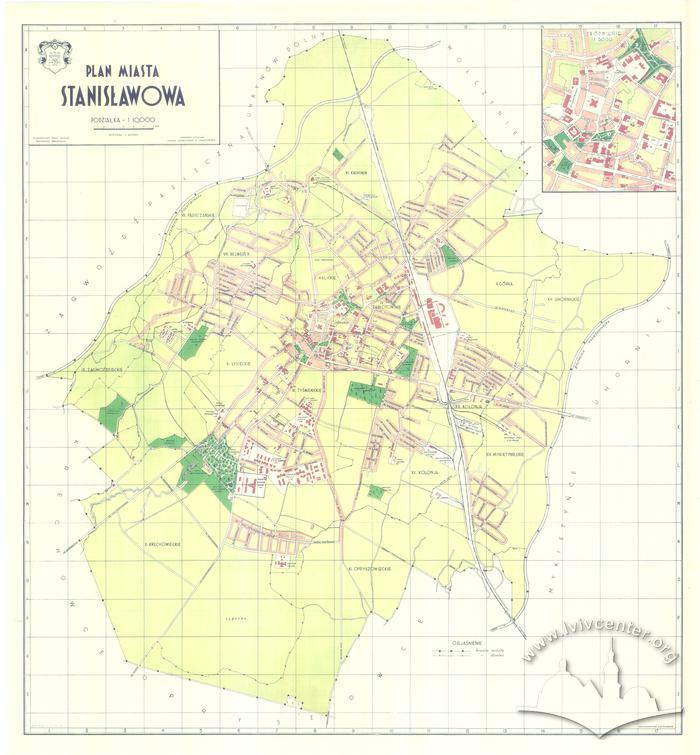 Plan of the City of Stanisławow 2