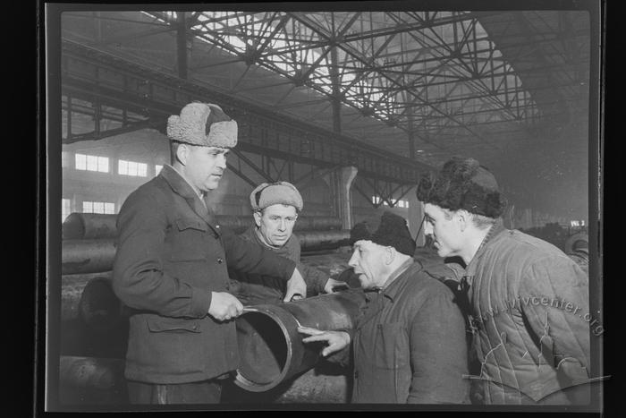 A group of rolling mill operators 2