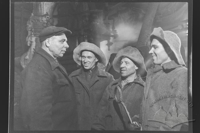 Blast furnace operators of furnace four 2
