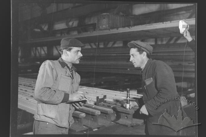 Receipt of railroad rails in the rail and beam shop 2