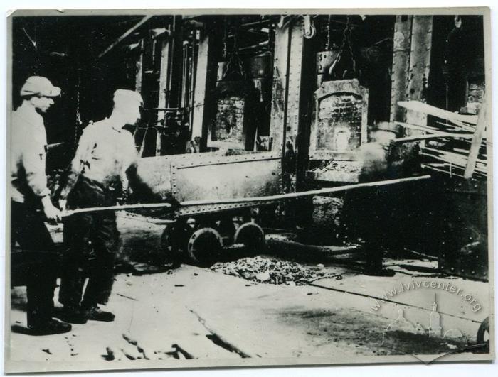 Open-hearth furnace on the Dnipro plant 2