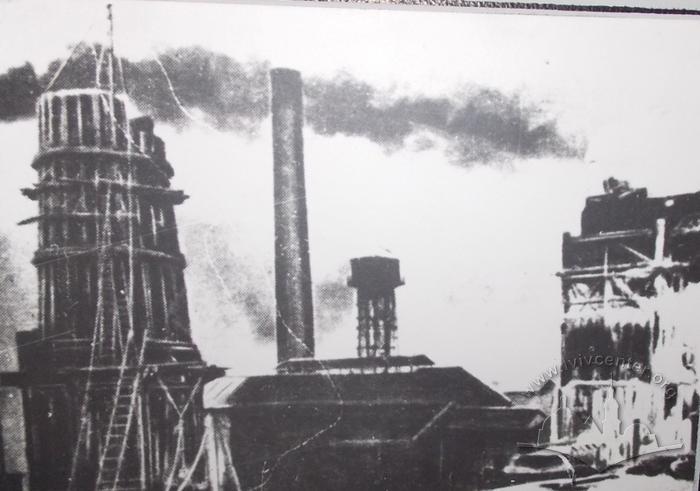 Construction of the blast furnace 2