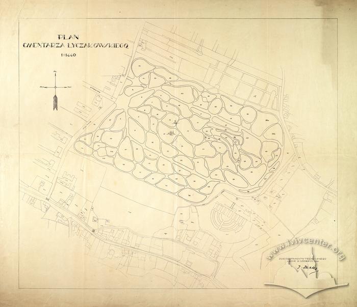 Plan of Lychakiv Cemetery 2