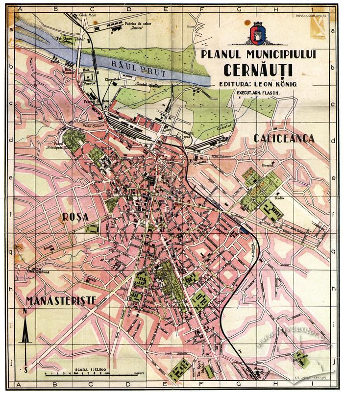 Map of the City of Cernăuţi 2