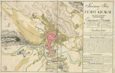 Situational Map of the City of Krakau and its Suburbs