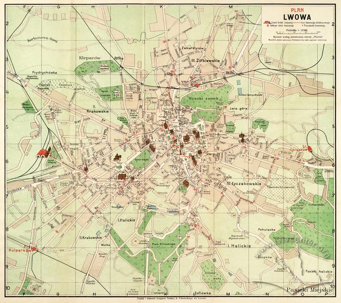 Plan of Lwów 2