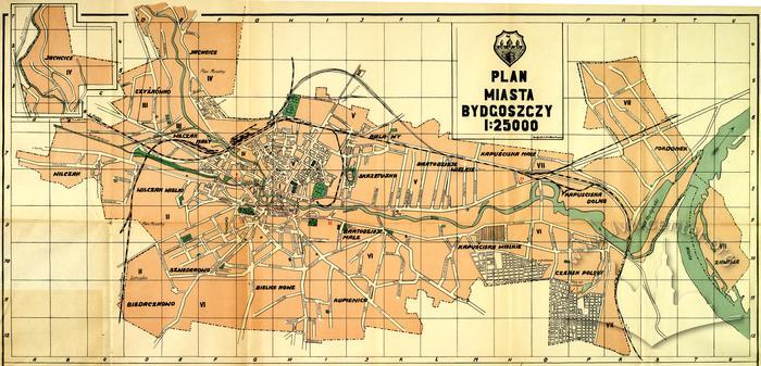 Map of the City of Bydgoszcz 2
