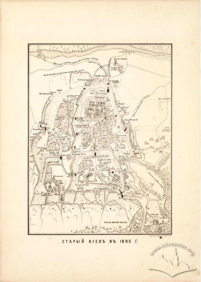 Old Kyiv in 1695 2